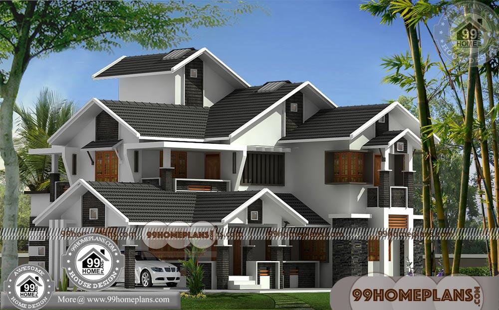 Luxury Modern House Plans | 75+ Indian House Designs Double Floor