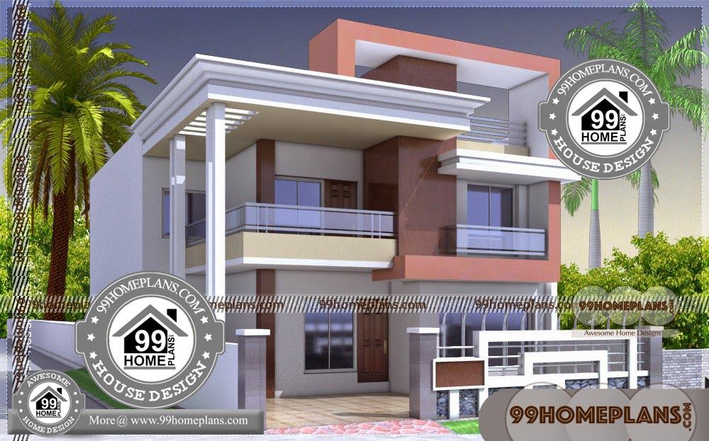 Model House Design with Floor Plan 90+ Double Story Home Design