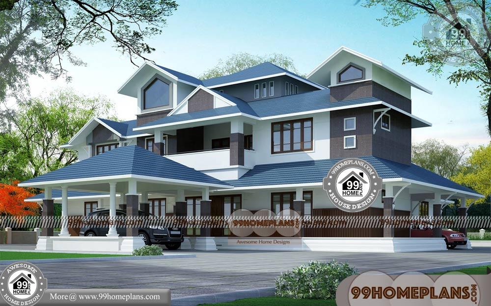 Modern Concrete House Plans & 90+ Simple 2 Storey House Design Plans