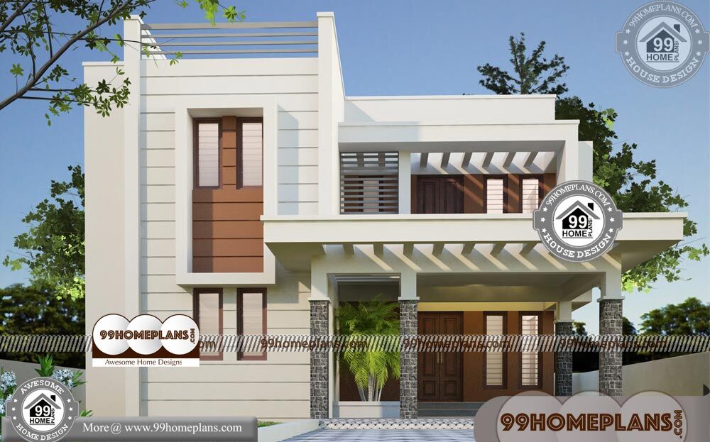 Modern House Plans Kerala Style 70+ Modern Double Storey House Plans