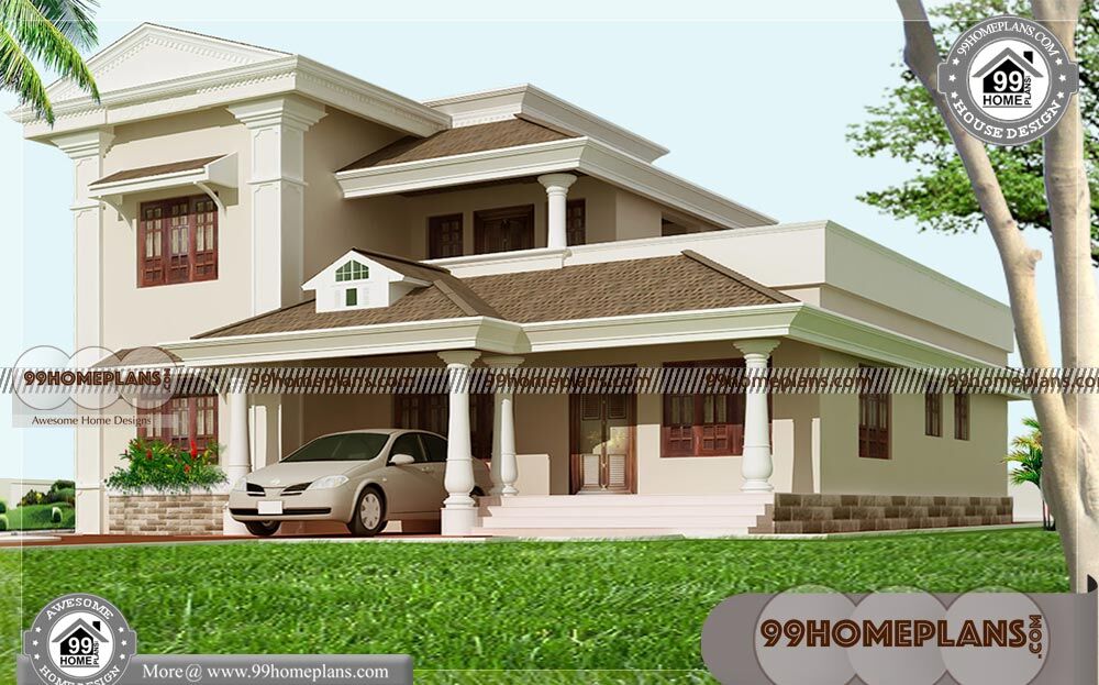 Modern House Shapes 55+ Two Storey Residential House Plans Online