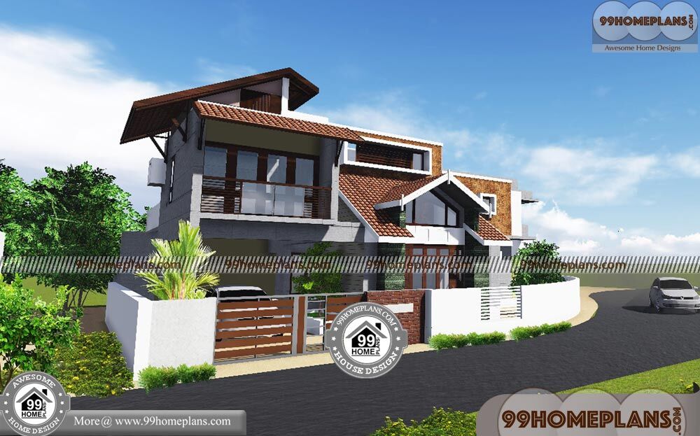 Modern Indian Houses 60+ Modern Double Storey House Designs Online