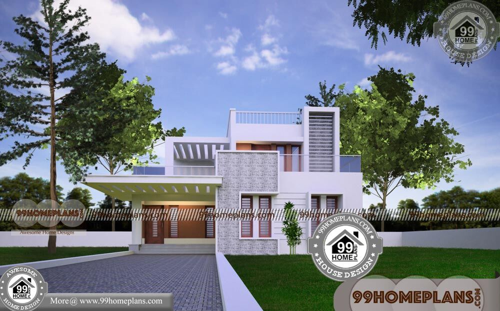 Modern Kerala Home Design 70+ 2 Storey House Floor Plan Collections