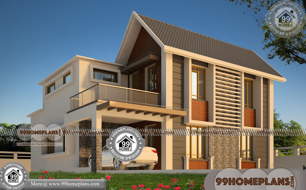 Modern Kerala House 100+ Two Storey House Designs And Floor Plans