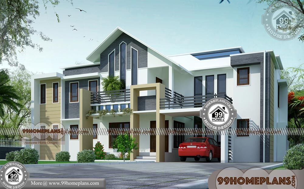 Modern Open Plan House Designs | 90+ Best 2 Storey Homes Design Plan