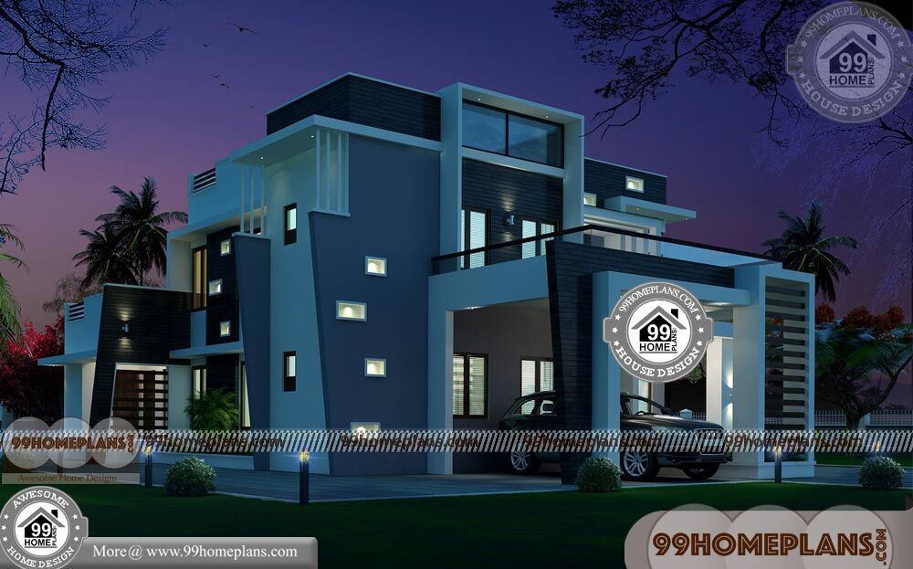 Modern Residence Design 90+ Narrow Two Storey Homes Stylish Plans