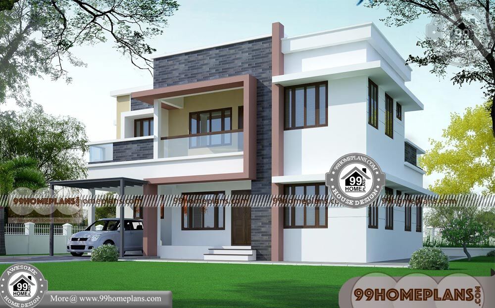 Modern Residential House Plans | 80+ 2 Storey House With Floor Plan
