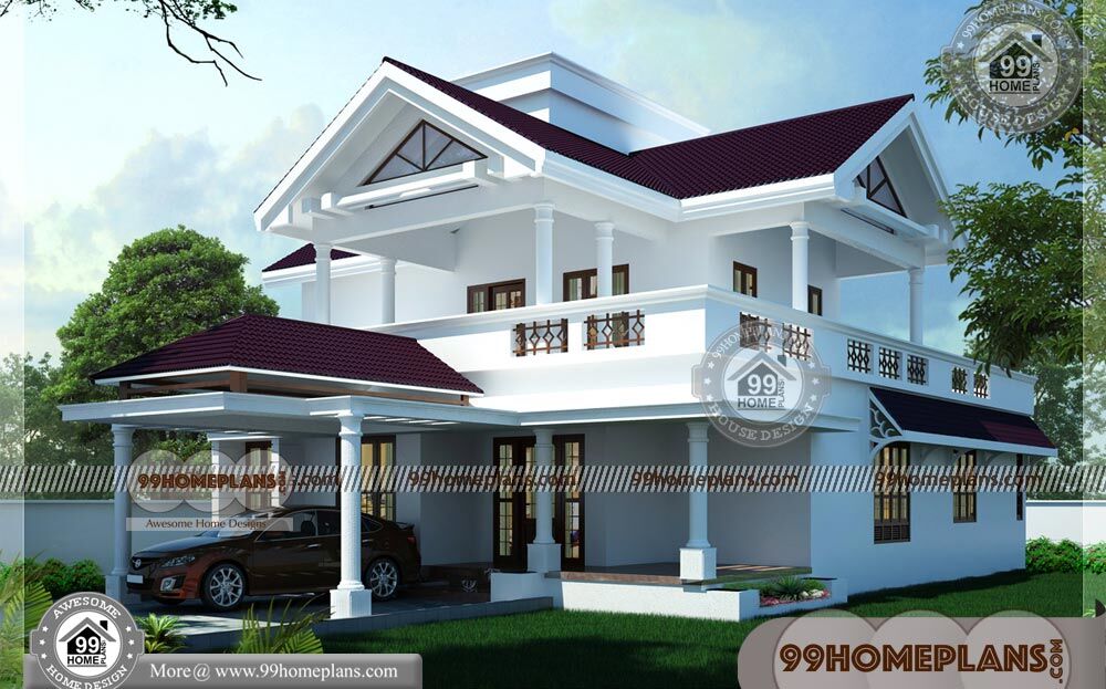 New Indian House Plans 60+ Beautiful Two Storey House Designs Online