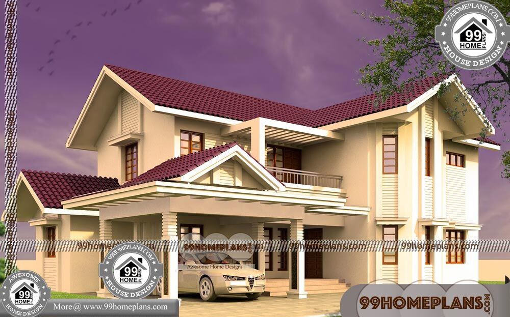 New Kerala Style Home Plans 55+ Two Storey House Plan And Design