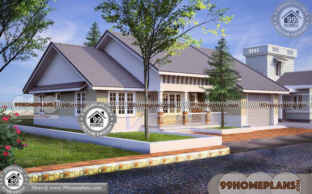 One Story 3 Bedroom House Plans 70+ Kerala Traditional House Models