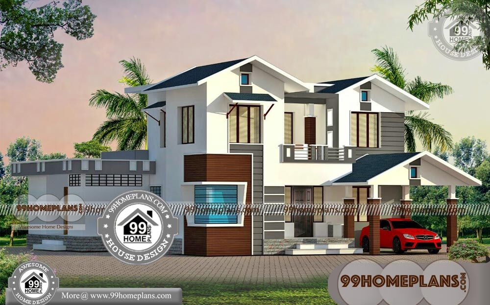 Outer Elevation of House Designs | 100+ Simple Two Storey House Design