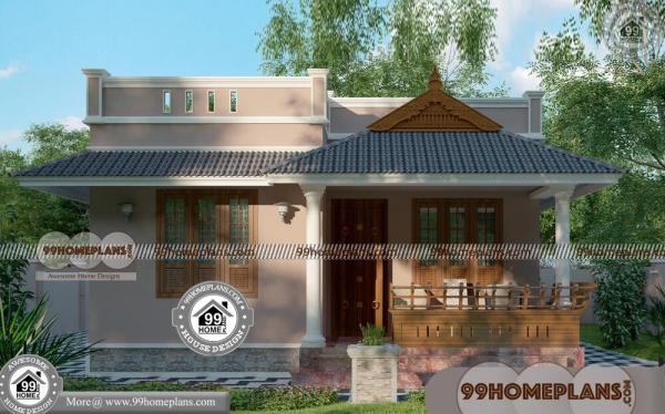 Simple Ground Floor House Plan With Kerala Traditional Style Homes