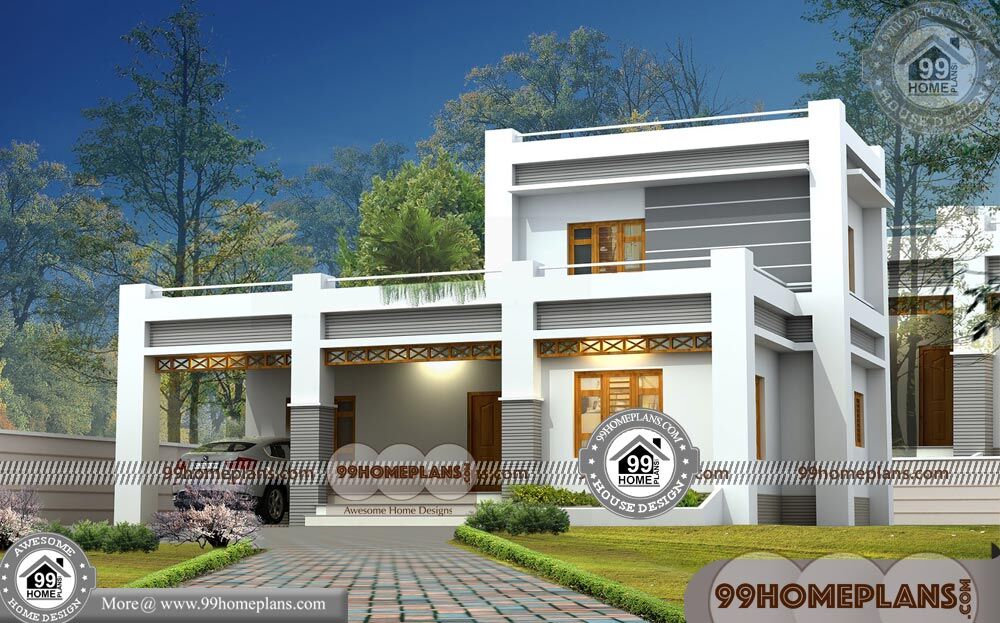 Simple Small House Plans Free & 80+ Modern House Design 2 Storey