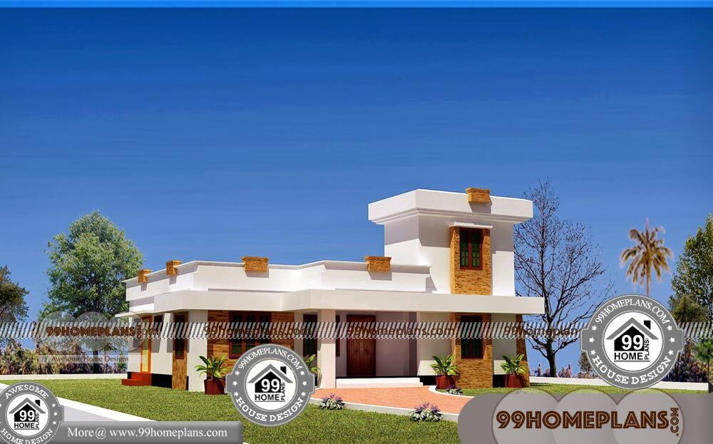 Single Floor House with Simple Indian Home Design Photos Collections