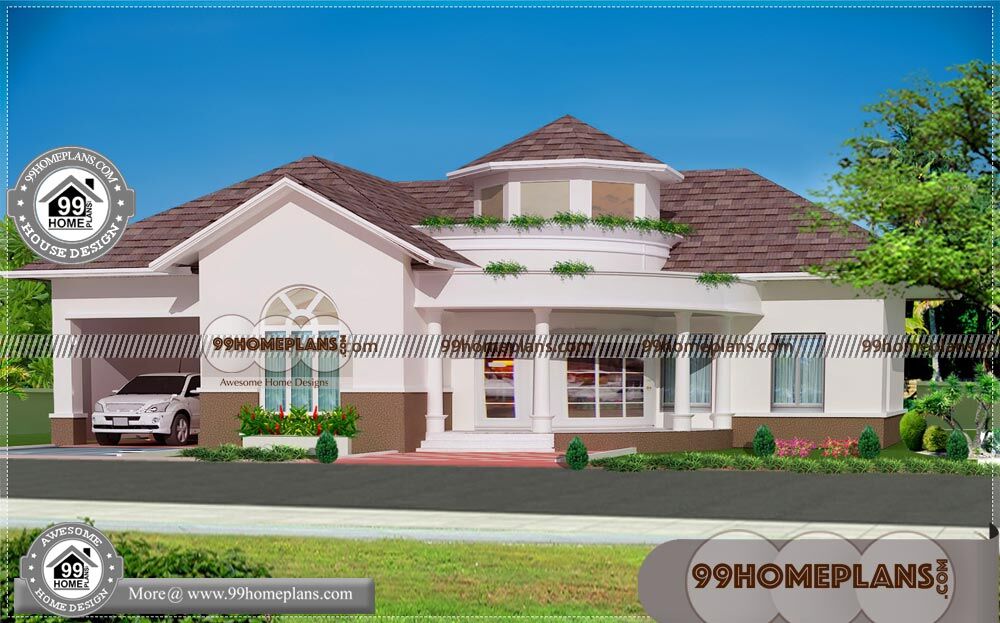 Single Storey House Plans for Narrow Blocks | 90+ 1 Story Home Designs