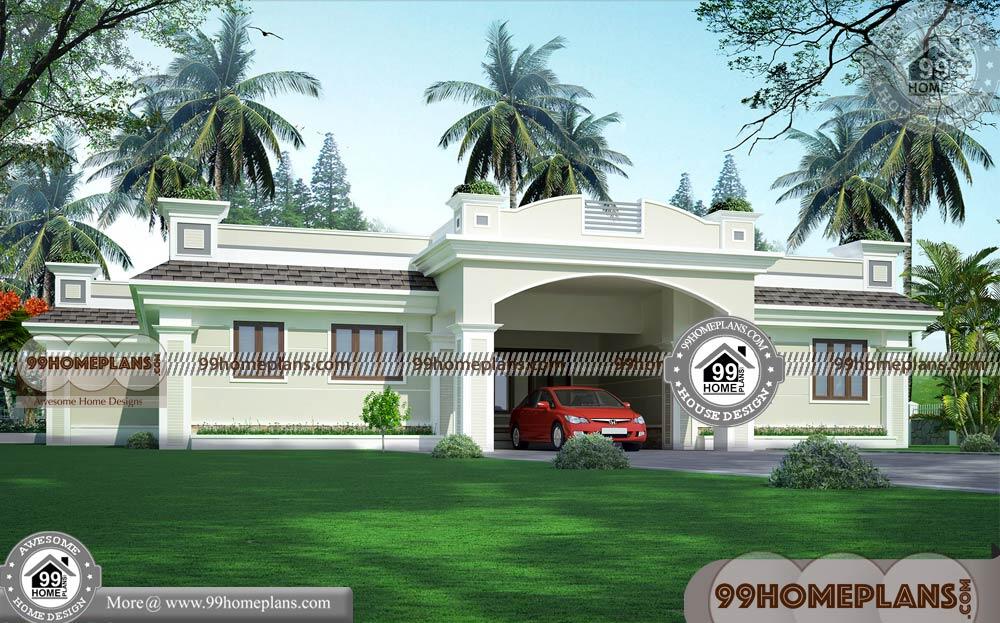 Single Story Bungalow House Plans & 60+ Kerala Contemporary Homes