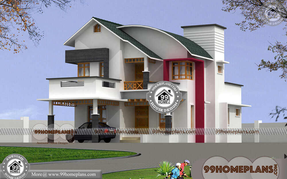 Small Budget Home Design 70+ Contemporary Two Storey House Designs