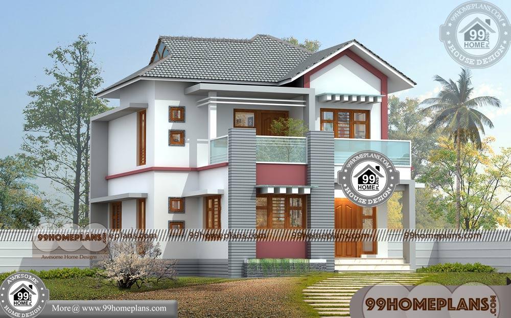 Small Simple House Design | 50+ Two Storey House Plans Online Designs