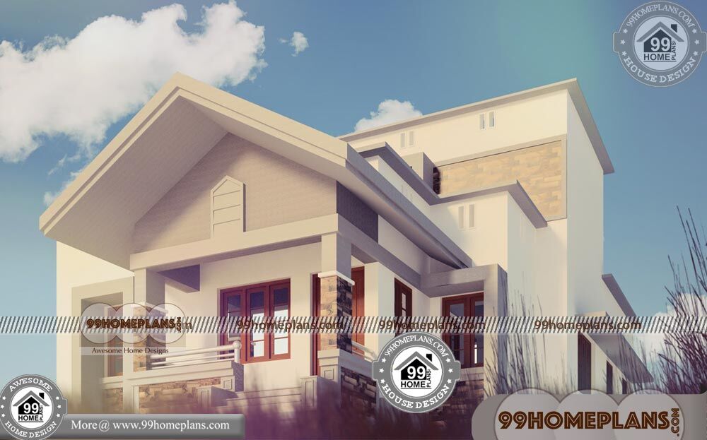 Small Space House Plans & 75+ Modern Double Story Houses Designs
