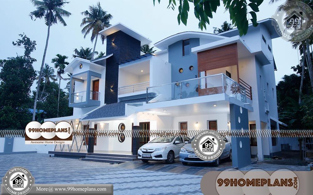 South Indian Home Design Collections 90+ Two Storey Small House Plans