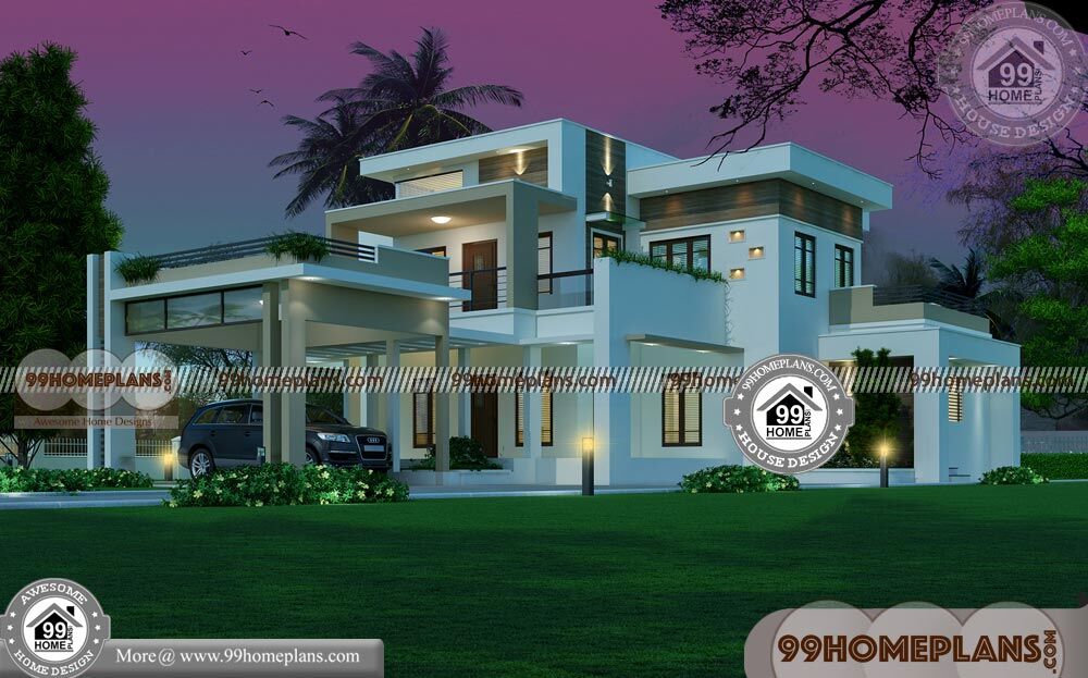 South Indian Home Plans & 80+ Best Double Storey House Plans, Designs