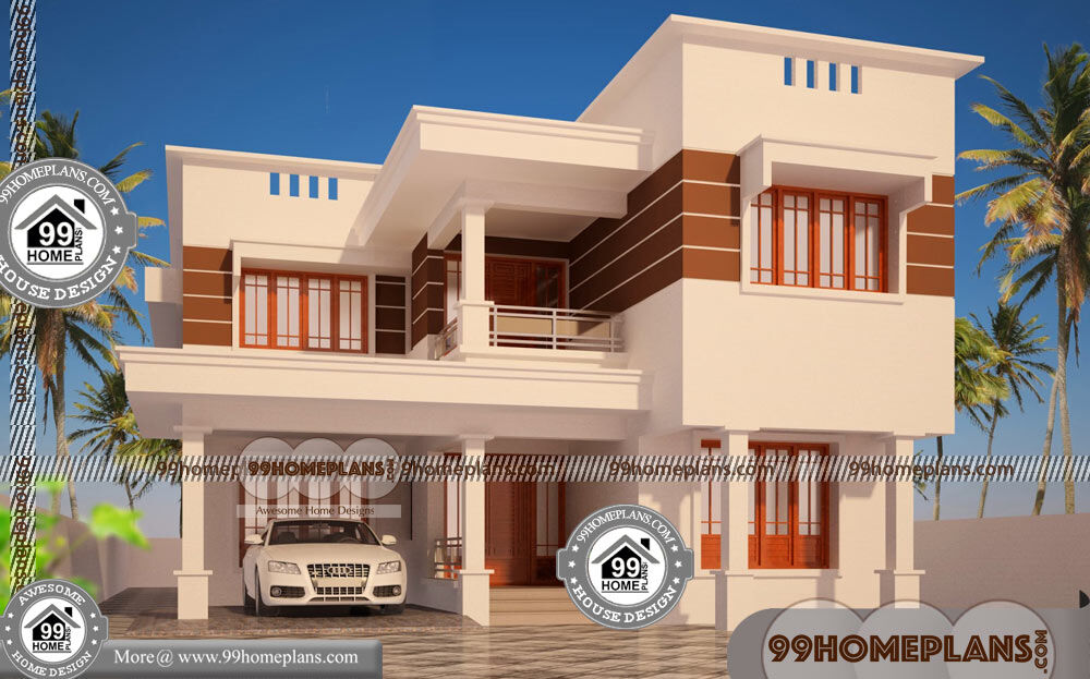 South Indian House Designs with Photos 60+ Design Two Storey House