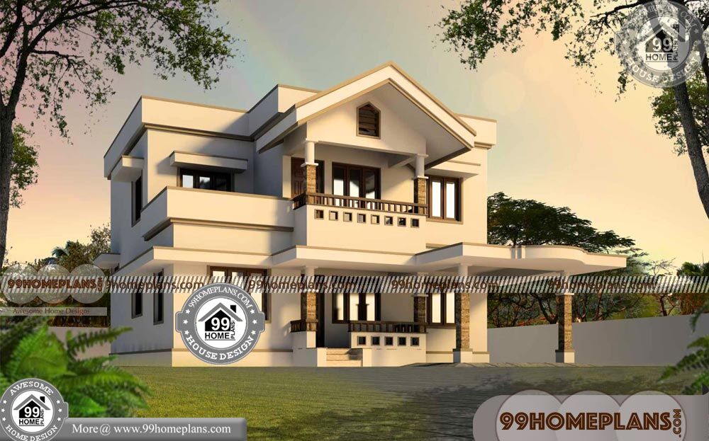 Two Story Townhouse Floor Plans & 65+ Small House Plans In Kerala