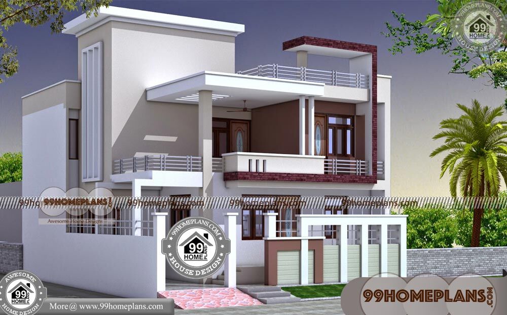 Villa Architecture Design Plans & 150+ Double Storey House Elevation