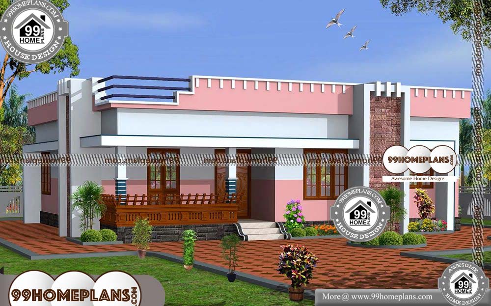 1800 Sq Ft House Plans in Kerala - One Story 1230 sqft-HOME