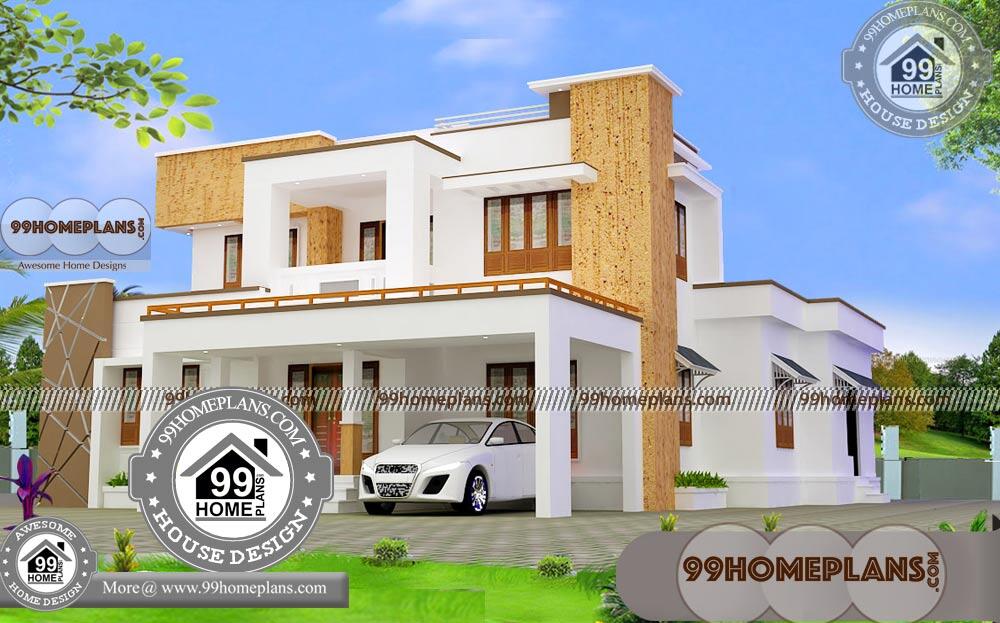 2 Storey Contemporary House Design | 50+ Modern Unique House Plans