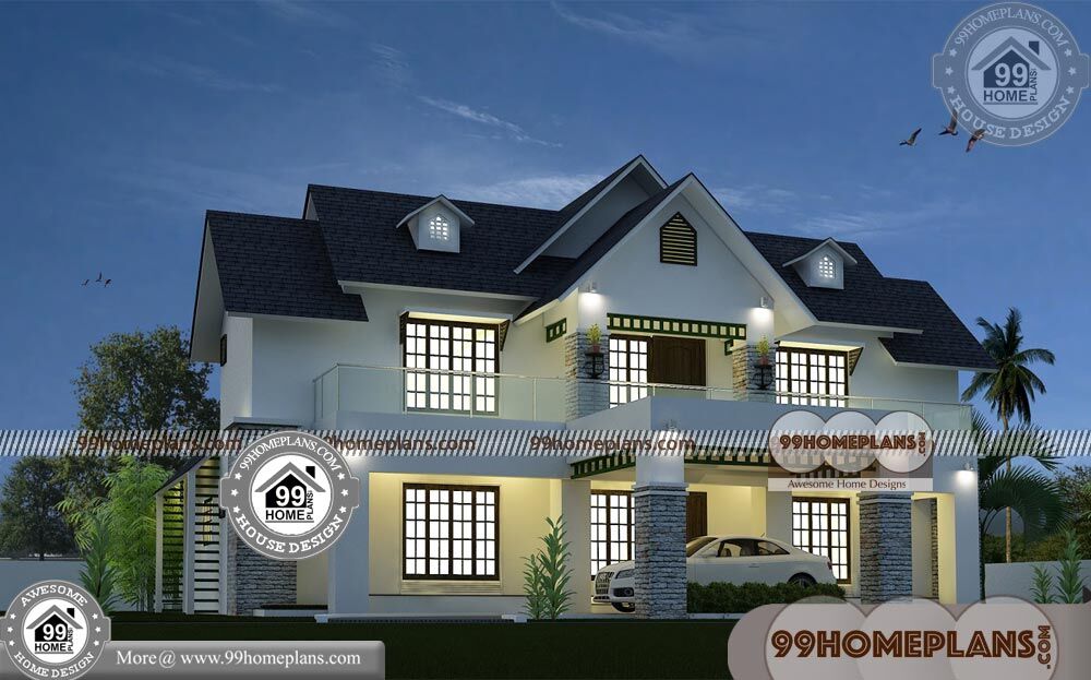 2 Story Floor Plans 60+ Kerala Traditional House Models Modern Designs