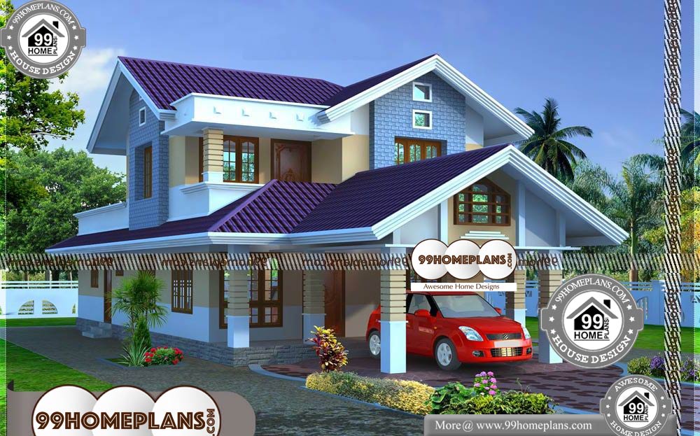 25 Lakhs Budget House Plans Kerala - 2 Story 1969 sqft-HOME