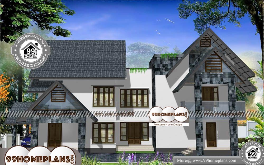 3 Bedroom Simple House Plans - 2 Story 2403 sqft-HOME