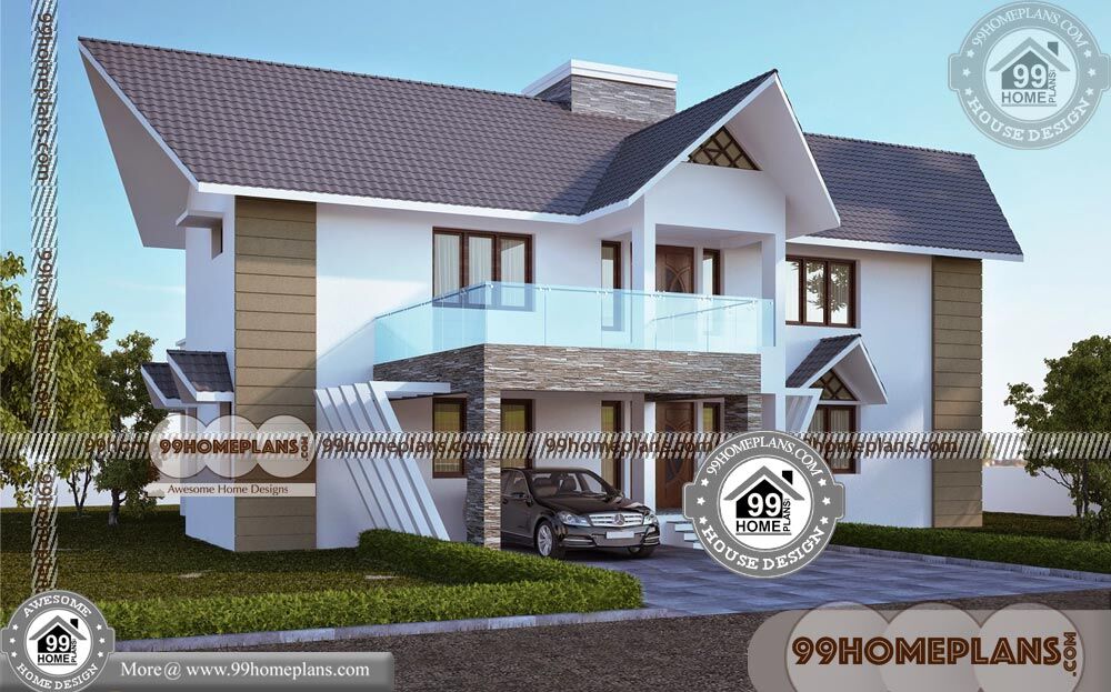 3D Double Storey House Plans 60+ Contemporary Designs Of Houses