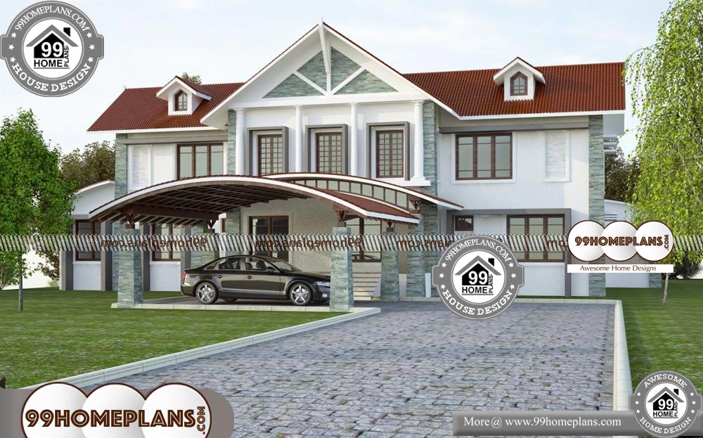 5 Bedroom 2 Storey House Plans - 2 Story 5408 sqft-HOME