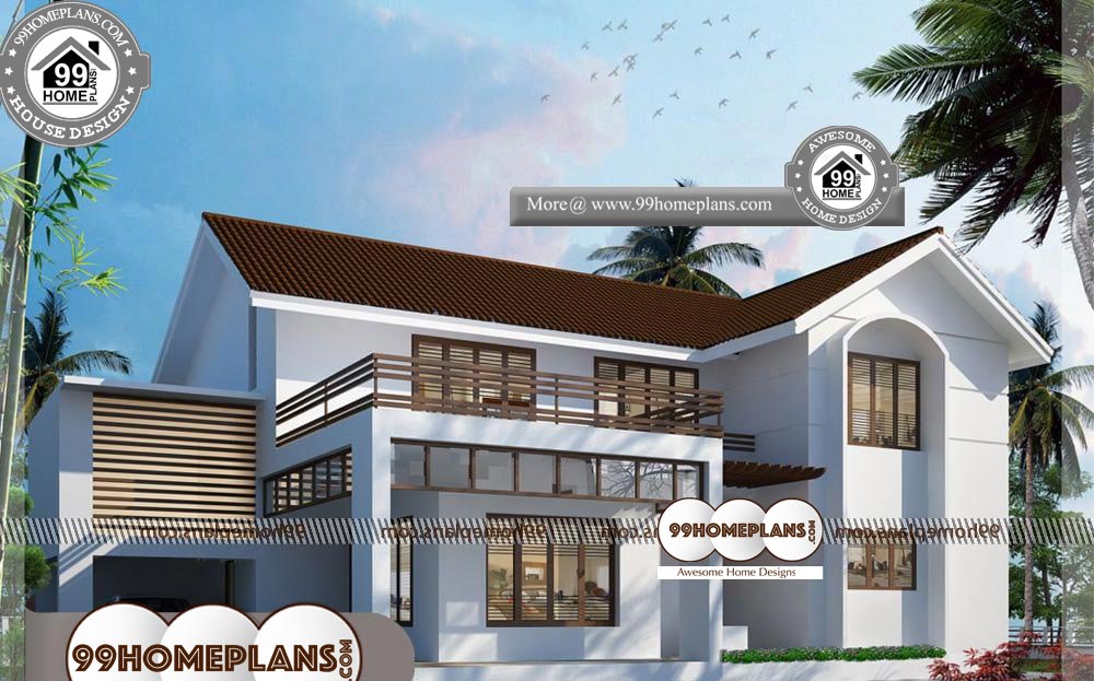 Architect House Plans for Sale - 2 Story 3000 sqft-Home