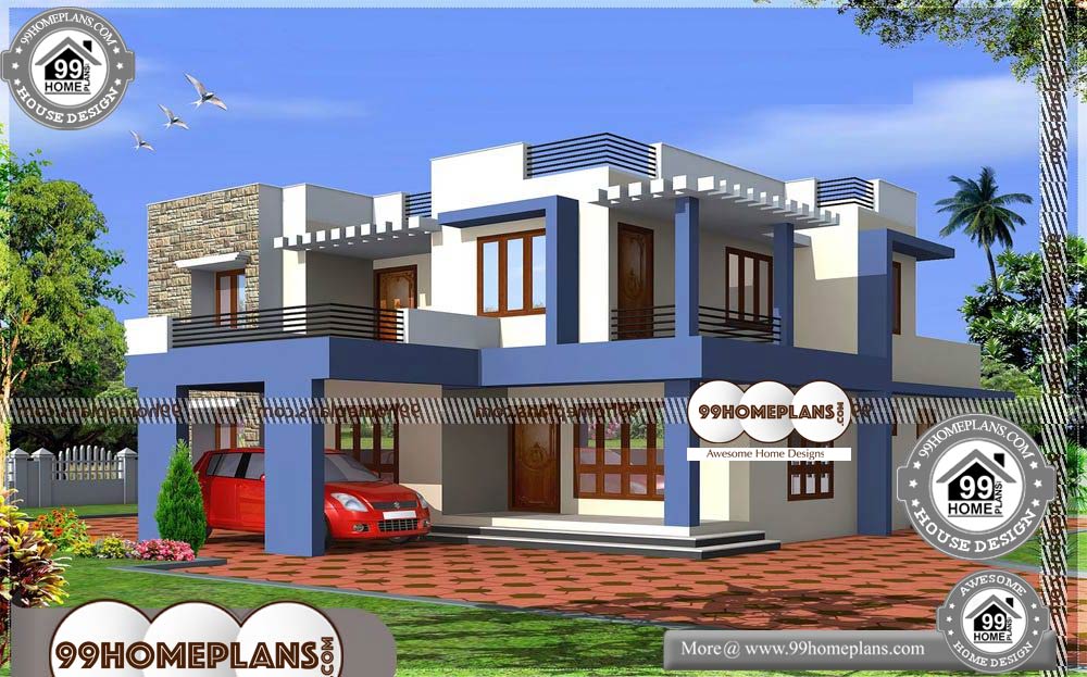 Architecture Design For Home in Kerala - 2 Story 2360 sqft-HOME