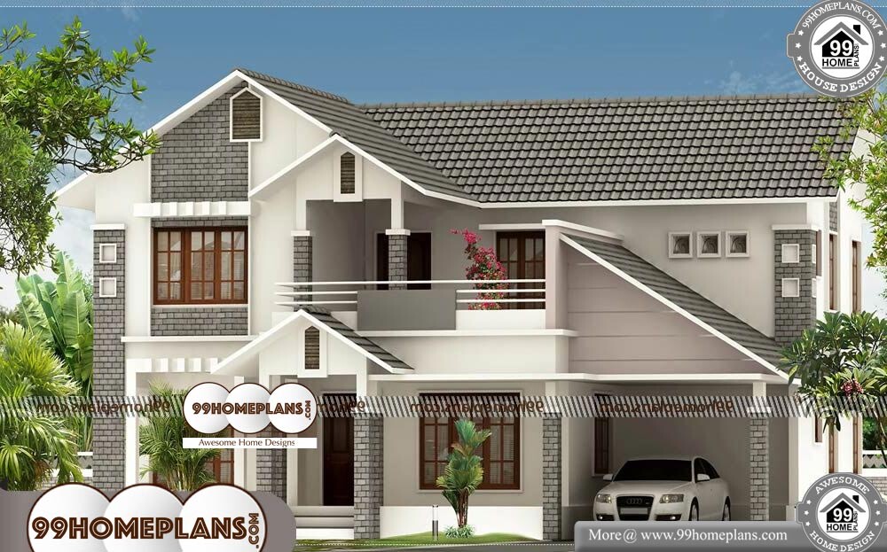 Best Architecture Design for Home in India - 2 Story 2950 sqft- HOME