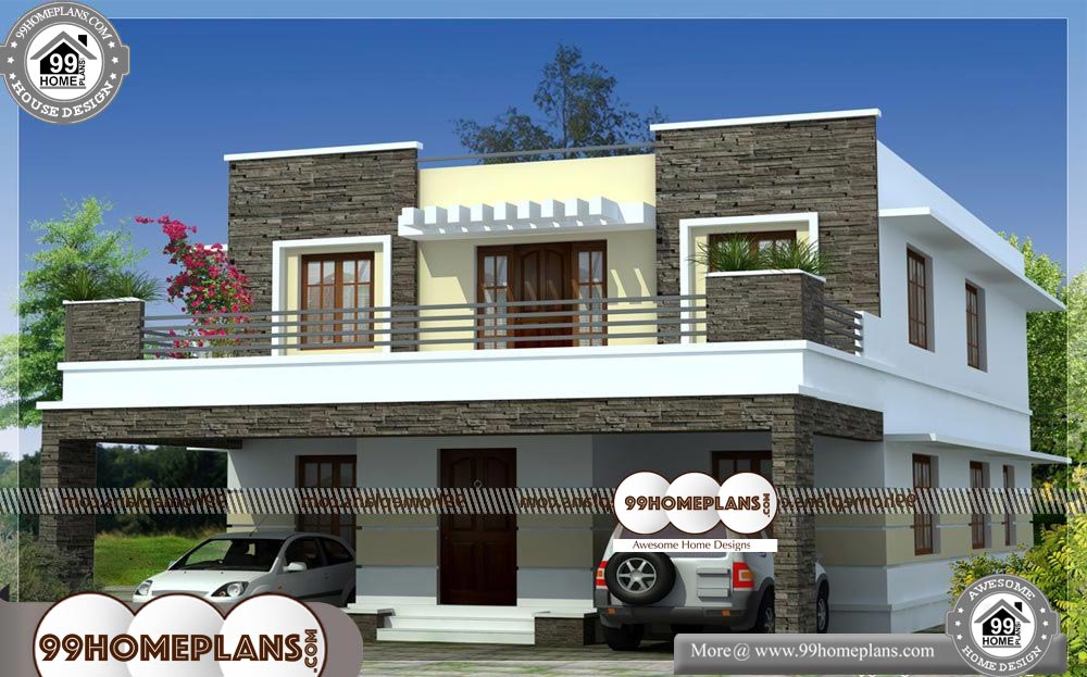 Best Home Plans in Kerala - 2 Story 2615 sqft-HOME