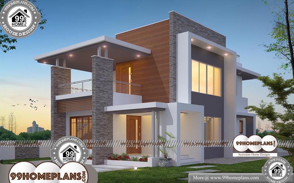 Best Indian House Plans - 2 Story 2250 sqft-HOME