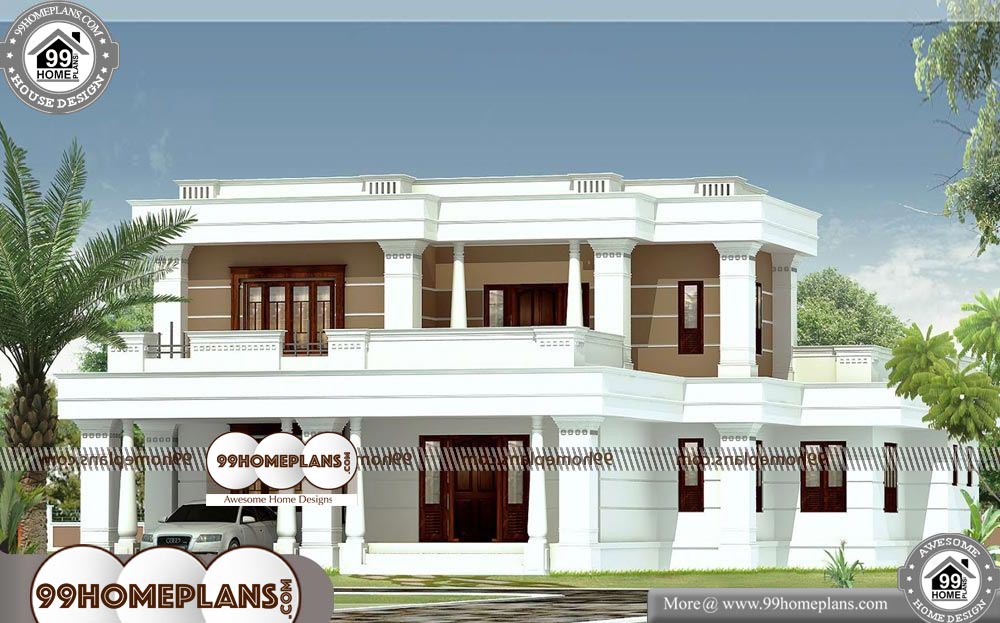 Best Kerala House Plans - 2 Story 2985 sqft-HOME