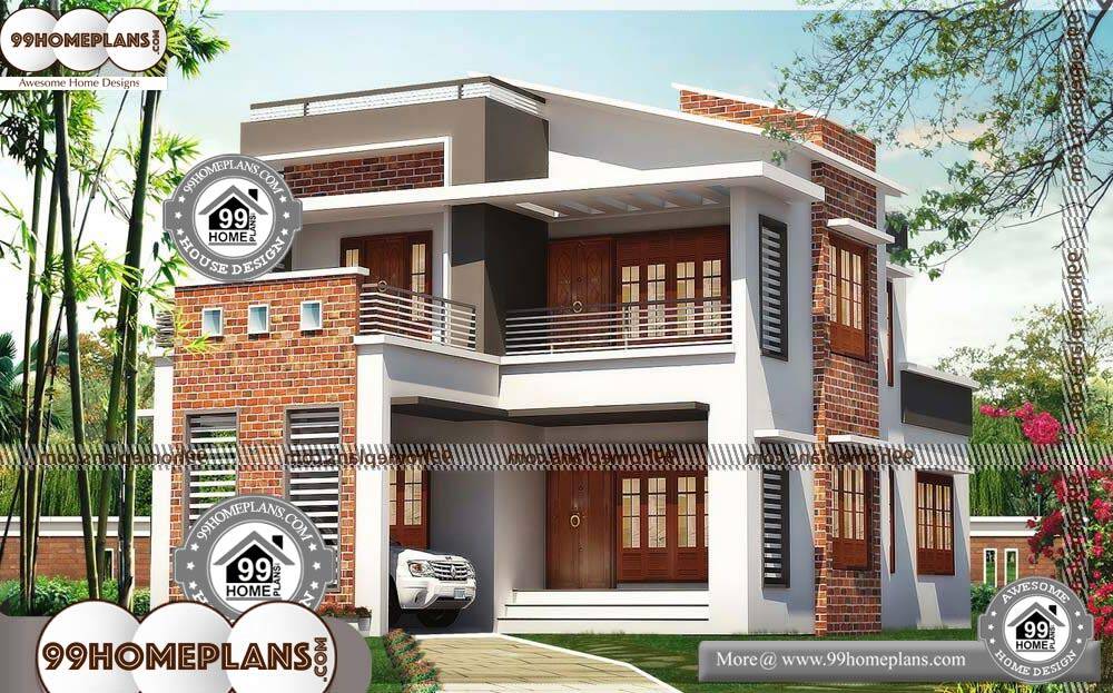 Best Modern Home Plans - 2 Story 1735 sqft-HOME