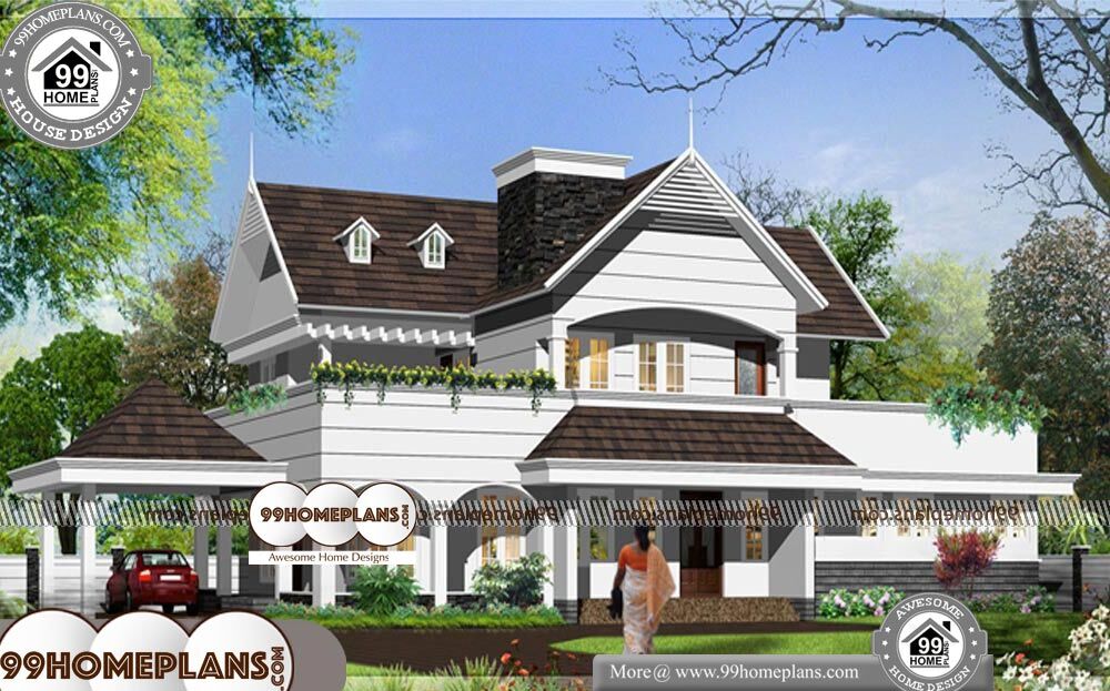 Cheap House Plans - 2 Story 3300 sqft-Home