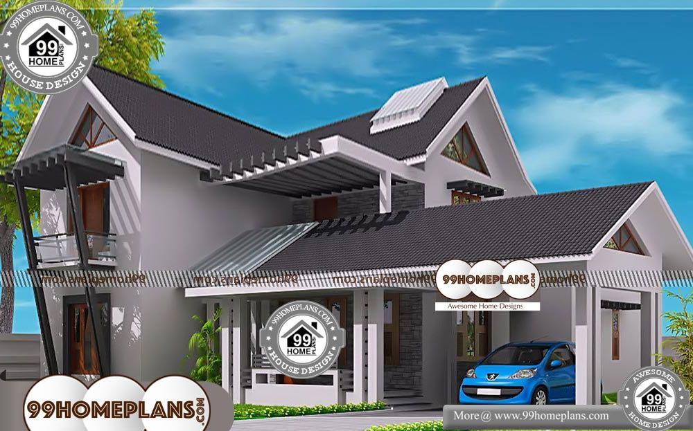 Contemporary Farmhouse Plans - 2 Story 2528 sqft-Home