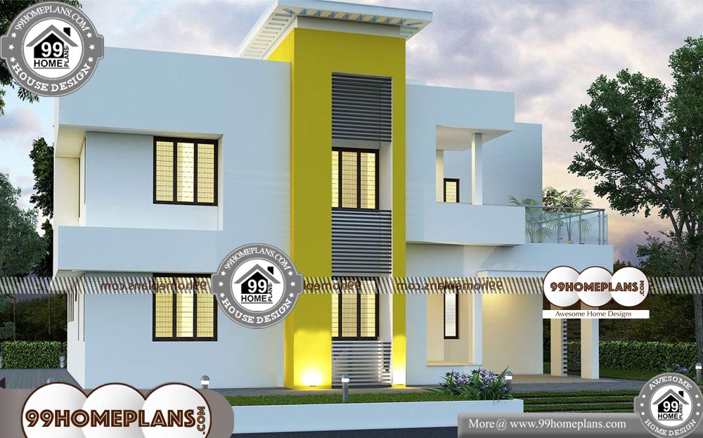 Contemporary Home Plans and Designs - 2 Story 2594 sqft-HOME