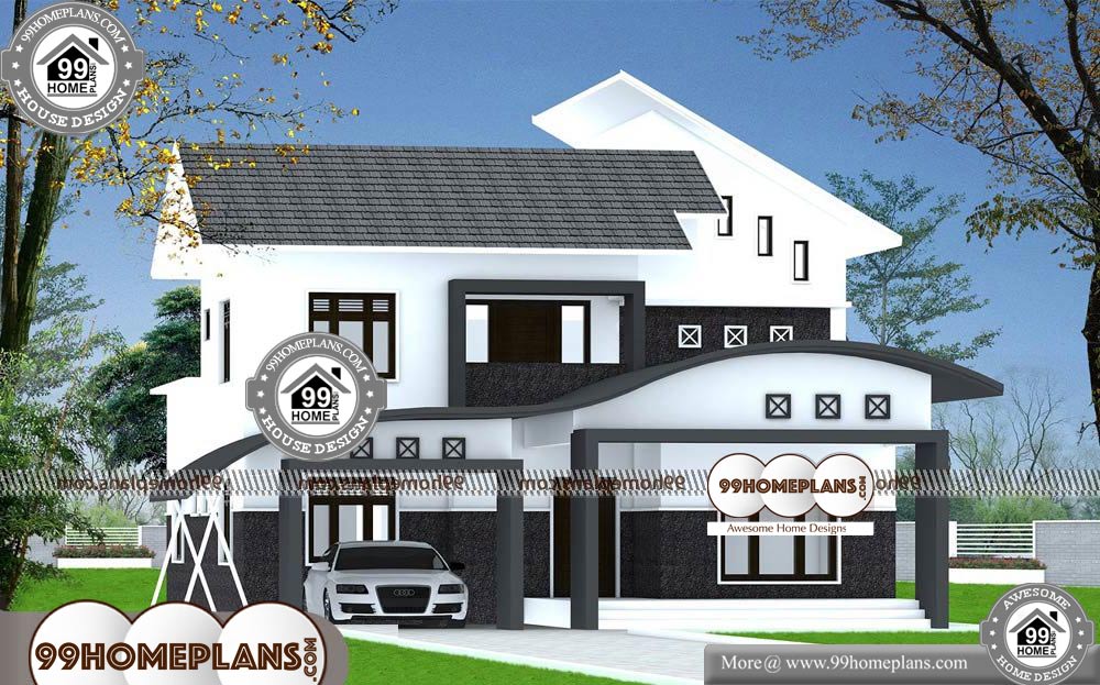 Contemporary House Style - 2 Story 2220 sqft-HOME