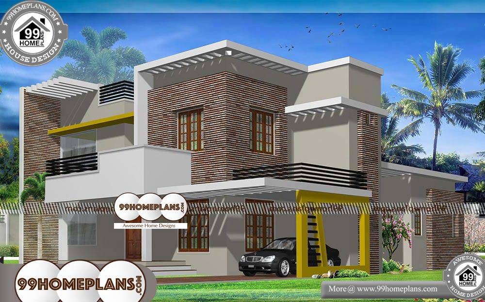 Contemporary Luxury House Plans - 2 Story 2978 sqft-Home