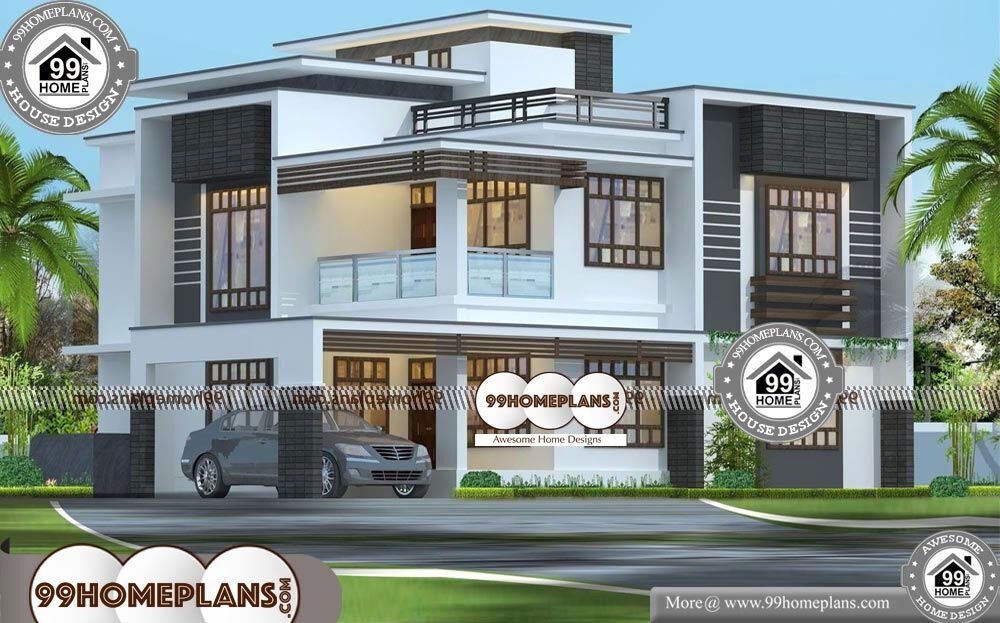 Contemporary Small House Designs - 2 Story 2760 sqft-Home