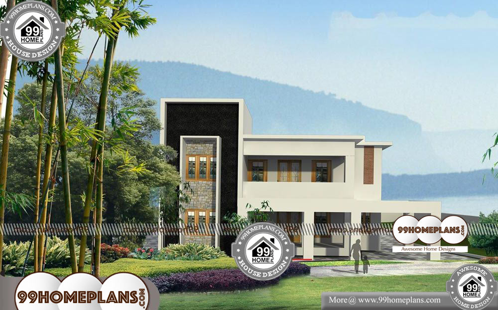 Contemporary Villa Design - 2 Story 2450 sqft-HOME