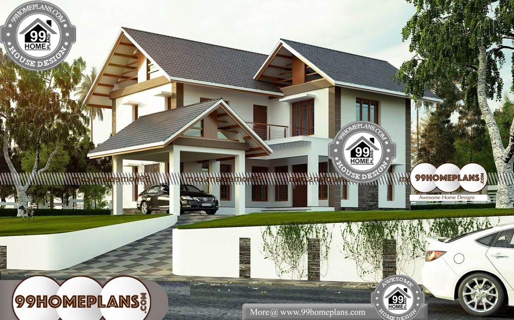 Double Storey House Elevation - 2 Story 2690 sqft-HOME